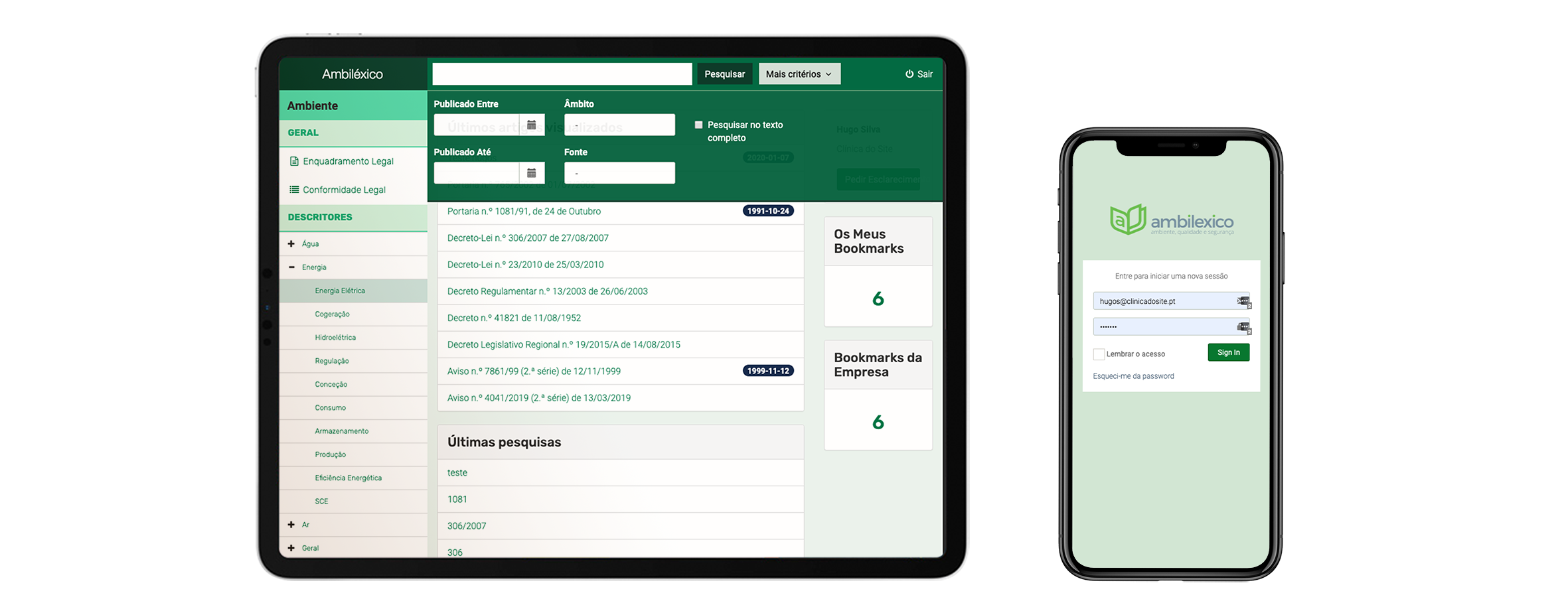 App Bases de Dados de Legislação